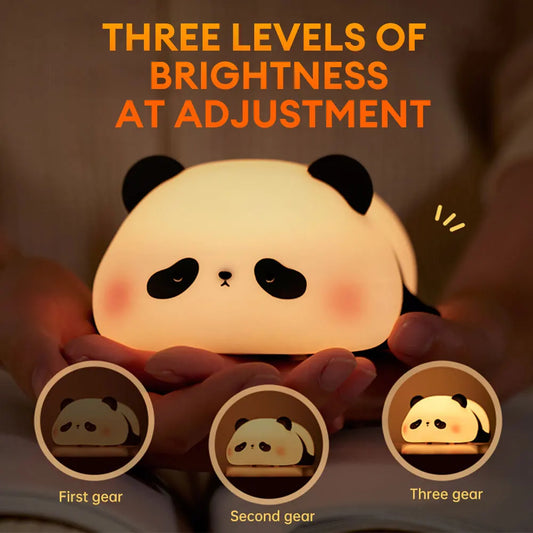 Cute Panda Night Light | Rechargeable Panda Lamp