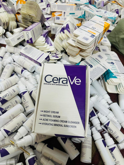 CeraVe Complete Skincare Combo Kit | Pack of 4