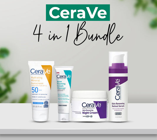CeraVe Complete Skincare Combo Kit | Pack of 4