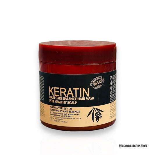 Keratin Hair Mask Brazil Nut for Healthy Scalp 500ml